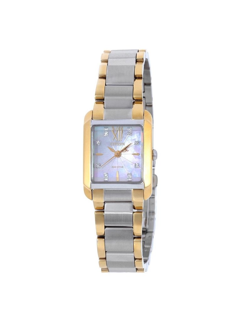Nwt Citizen L Bianca White Mother Of Pearl Dial Ladies Watch